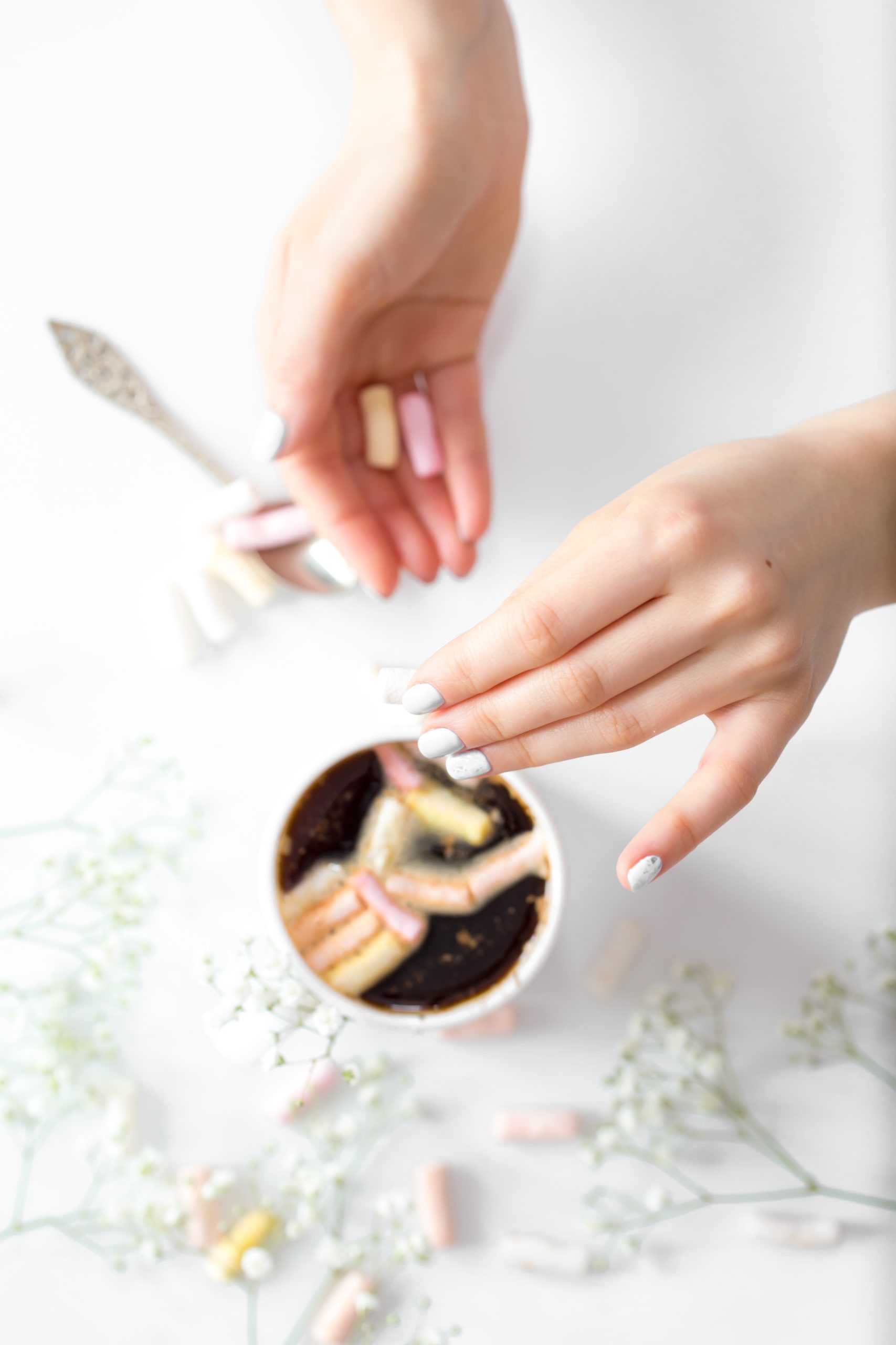 Fresh manicure color selection